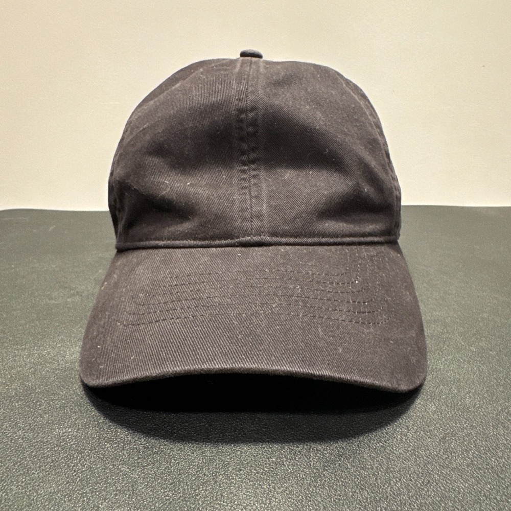 COS Hat Cap Black Strap Back Men Minimal Cotton Baseball Minimalist Lightweight